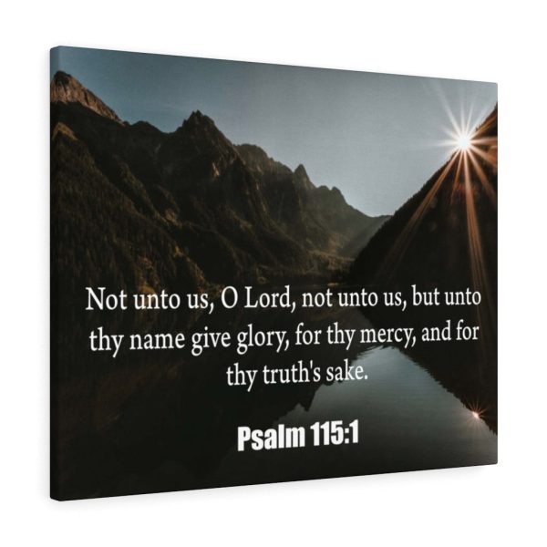 Scripture Canvas Not Unto Us Isaiah 41:10 Christian Bible Verse Meaningful Framed Prints, Canvas Paintings - Image 5