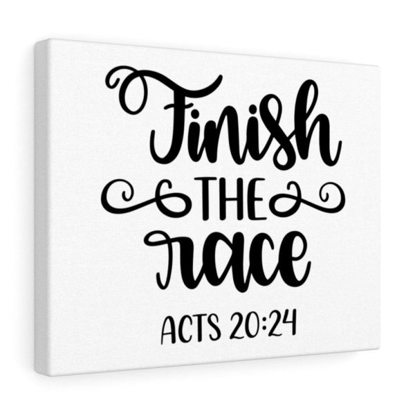 Scripture Canvas Finish The Race Acts 20:24 Christian Bible Verse Meaningful Framed Prints, Canvas Paintings - Image 4