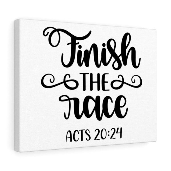 Scripture Canvas Finish The Race Acts 20:24 Christian Bible Verse Meaningful Framed Prints, Canvas Paintings - Image 5