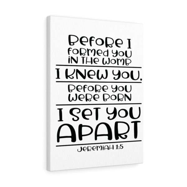 Scripture Canvas Set You Apart Jeremiah 1:5 Christian Bible Verse Meaningful Framed Prints, Canvas Paintings - Image 4