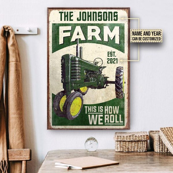 Personalized Canvas Painting Frames Farm Tractor This Is How Framed Prints, Canvas Paintings