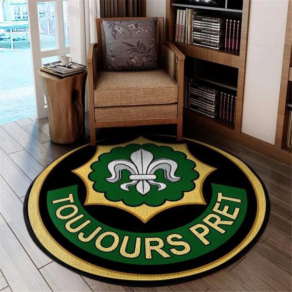 2nd Cavalry Regiment Living Room Round Mat Circle Rug