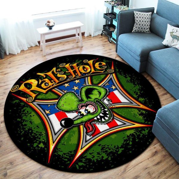 Rat's Hole Living Room Round Mat Circle Rug - Image 2