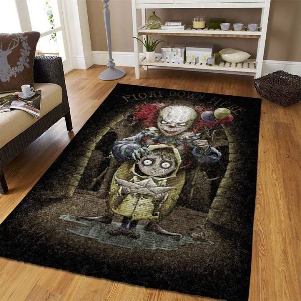 It Float Down Here Halloween Living Room Area Rug Carpet Carpet