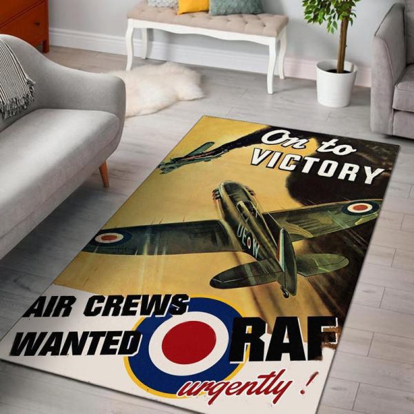 Supermarine Spitfire Area Rug Carpet 2