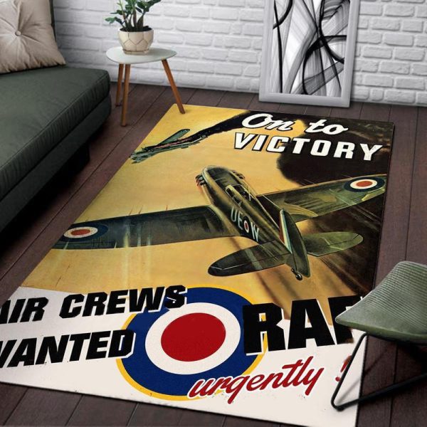 Supermarine Spitfire Area Rug Carpet 2 - Image 2