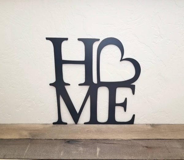 Home Is Where The Heart Is Love Of Home Housewarming Metal Sign Stainl