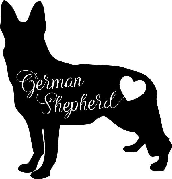 Dogs German Shepherd Puppy Love Lover Of Animals Pet Lover Metal Sign