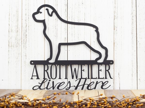 Rottweiler Sign Dog Outdoor Decorations