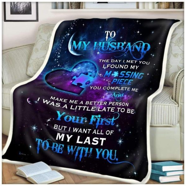 Blanket Gift For Husband You Complete Me - Image 2