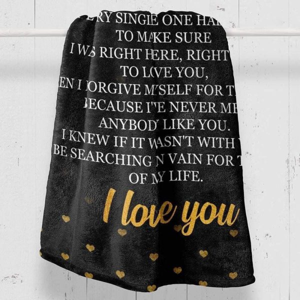 To My Future Wife Love At First Sight Fleece Blanket - Image 5