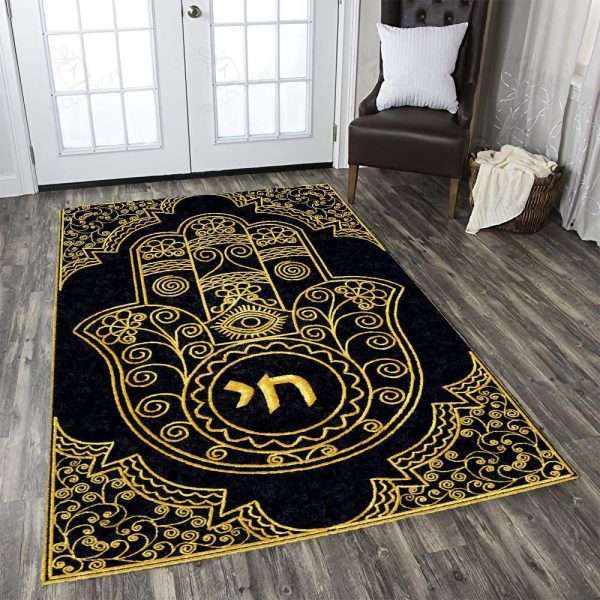 Hamsa Rectangle Rug Decor Area Rugs For Living Room Bedroom Kitchen Rugs Home Carpet Flooring Rs015362 Print