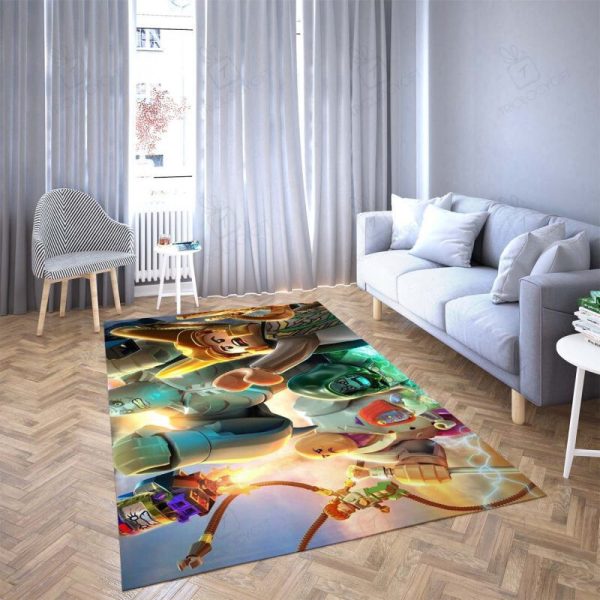 Lego Toy Cartoon Rectangle Rug Decor Area Rugs For Living Room Bedroom Kitchen Rugs Home Carpet Flooring Rs017581 Print