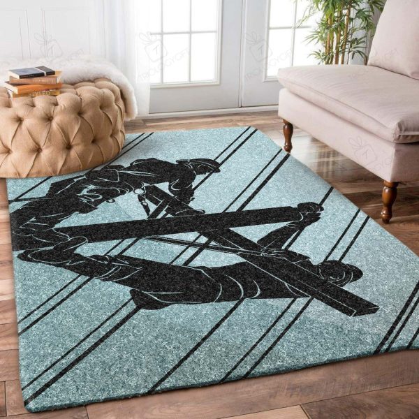 Lineman Rectangle Rug Decor Area Rugs For Living Room Bedroom Kitchen Rugs Home Carpet Flooring Rs018038 Print