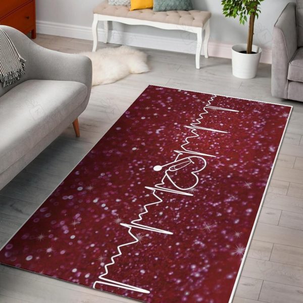 Nurse Area Rectangle Area Rugs Carpet For Living Room, Bedroom, Kitchen Rugs, Non-Slip Carpet Rp123401 Print