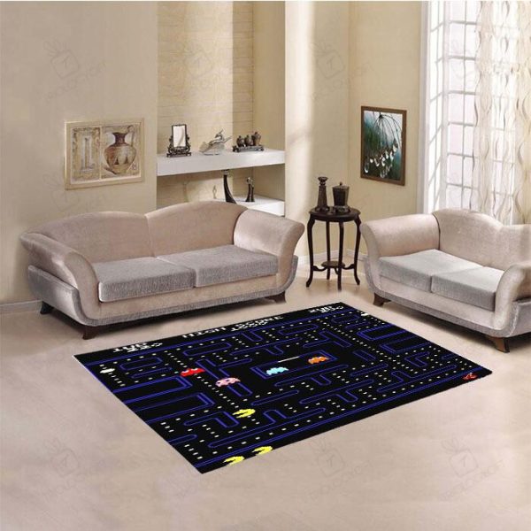 Pacman Game Modern Mat Rugs Rectangle Area Rugs Carpet For Living Room, Bedroom, Kitchen Rugs, Non-Slip Carpet Rp123787 Print