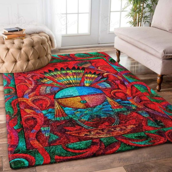 Native American Rectangle Area Rugs Carpet For Living Room, Bedroom, Kitchen Rugs, Non-Slip Carpet Rp122844 Print